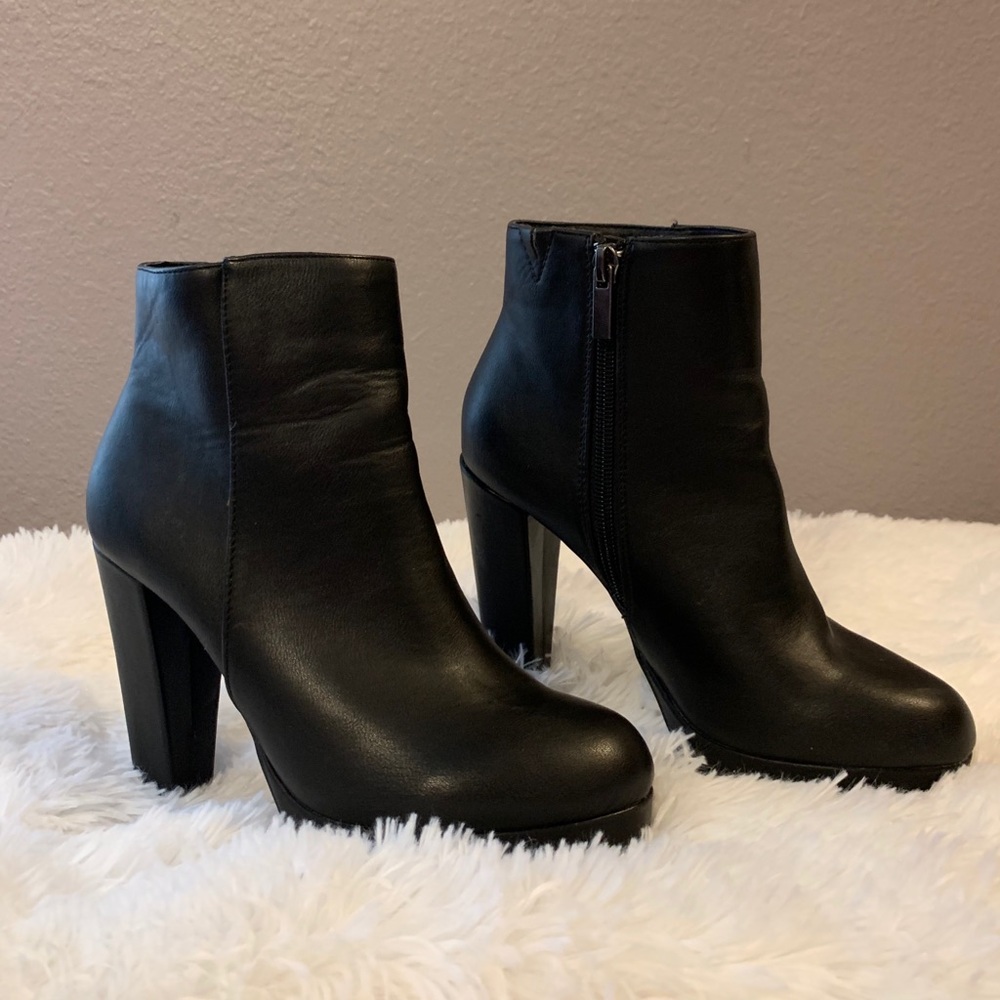 3in black booties